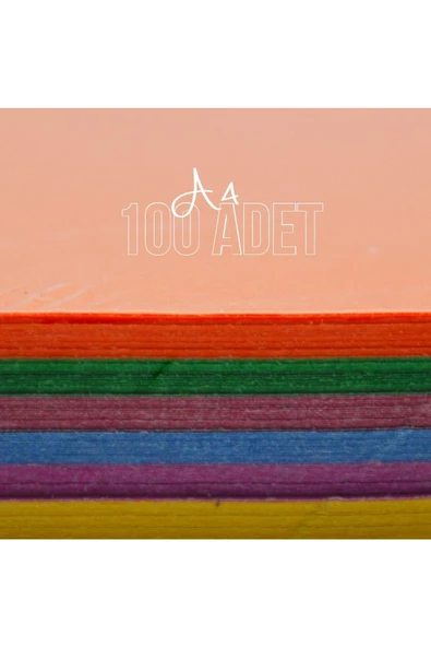 A4 Renkli Fotokopi Kağıdı 100 Lü - 2