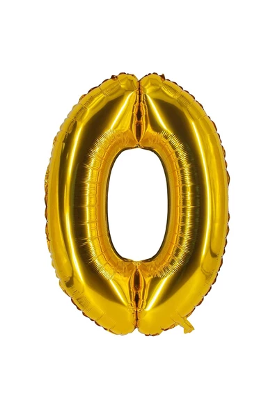 Folyo Balon Sayı 75cm Gold