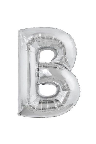 Folyo Balon Harf 75cm Gümüş - 4
