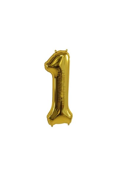 Folyo Balon Sayı 75cm Gold - 2