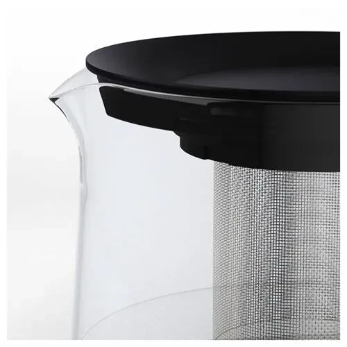 IKEA Rıklıg 0,6 Lt Demlik Çaydanlık Isıya Dayanıklı Cam - 3