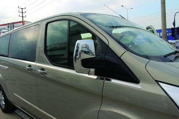 Ford Tourneo Custom Krom Ayna Kapağı 2 Parça ABS 2012 ve Sonrası - 3