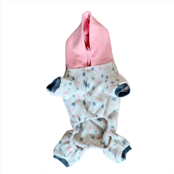 Softie Spotty Pink Kedi Tulumu Kedi Kıyafeti - Resim 6