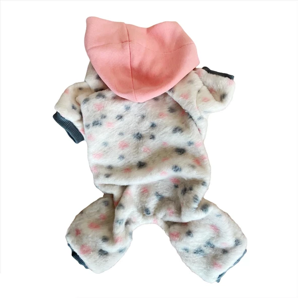 Softie Spotty Pink Kedi Tulumu Kedi Kıyafeti - Resim 4