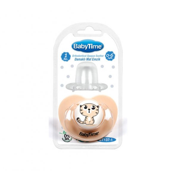 BABYTİME DAMAKLI MAT EMZİK BT137-1 YAVRUAĞZI