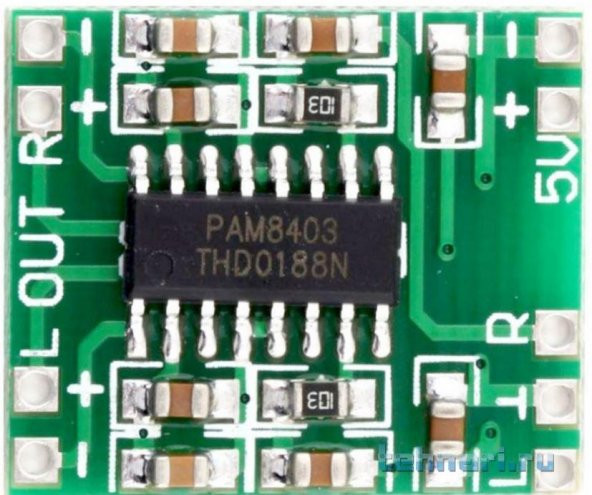 Pam8403 2x3 Amfi Devresi 5v