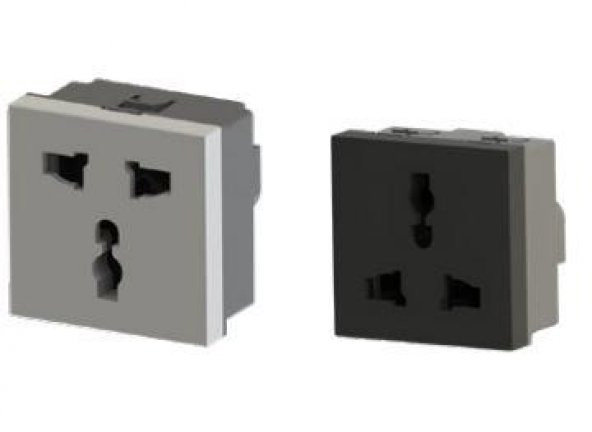 Ne-Ad 45x45 Universal Priz Gri