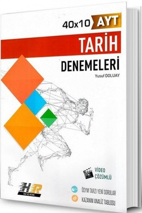 AYT Tarih 40x10 Denemeleri Hız ve Renk Yayınları