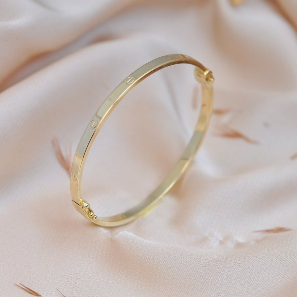 Cartier Gold 14 Ayar Altın Bilezik - 2