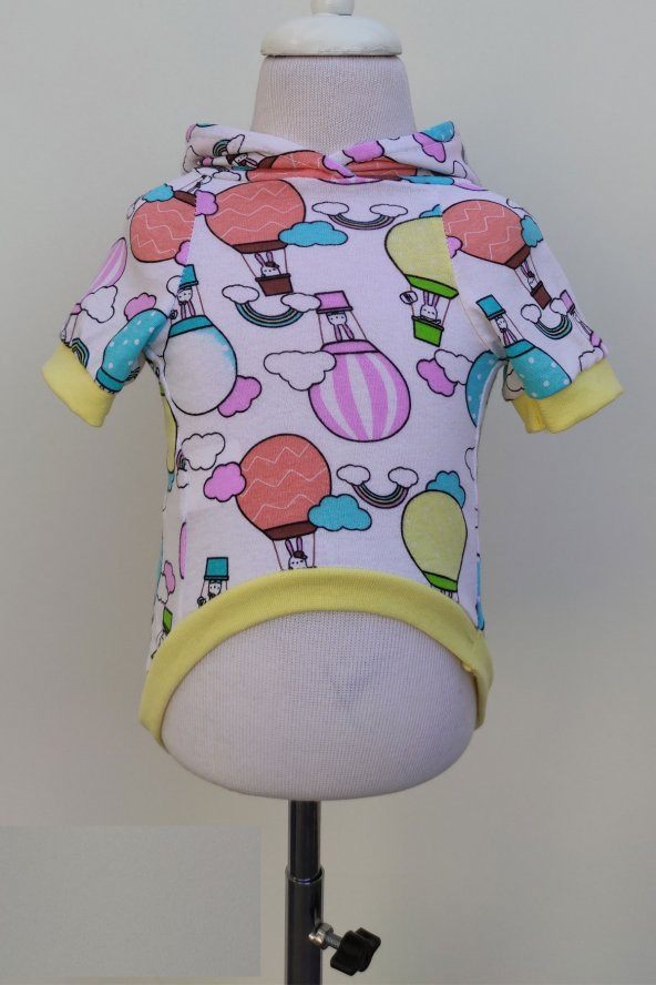 Pinkpati 400 Uzun Kol Desenli Kapşonlu Sweat - 9