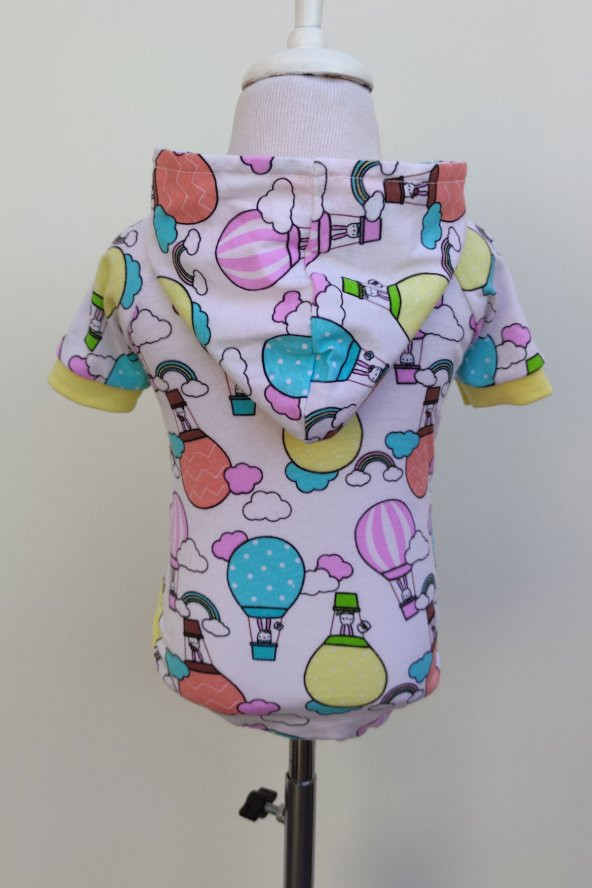 Pinkpati 400 Uzun Kol Desenli Kapşonlu Sweat - 10