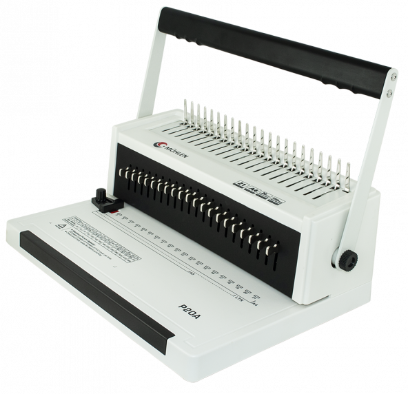 MÜHLEN P20A Plastik Spiral Delme ve Ciltleme Makinesi Çift Taraflı Kol Sistemi