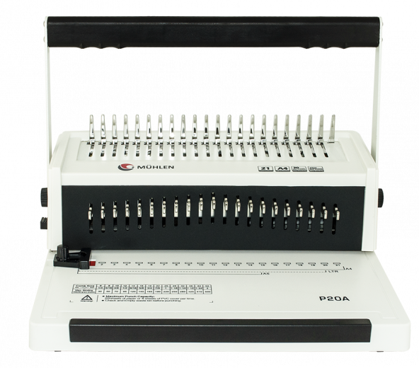 MÜHLEN P20A Plastik Spiral Delme ve Ciltleme Makinesi Çift Taraflı Kol Sistemi - 6