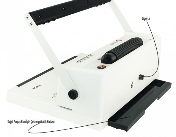 MÜHLEN H20A Elektrikli Helezon Delme & Ciltleme Makinesi Az Kuvvet Çok İş - 5