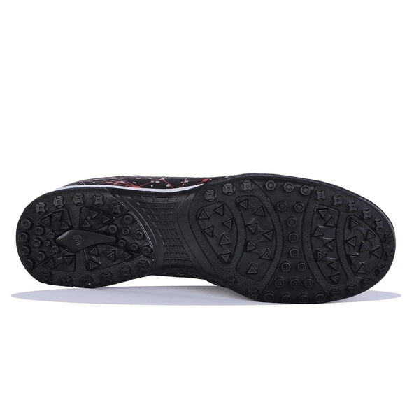 Mp 242-2112Mr Siyah Erkek Halı Saha Çim Futbol Ayakkabı - Resim 3