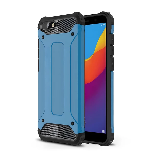 Huawei Y6 2018 Kılıf Crash Zırh Silikon Kılıf - Resim 6