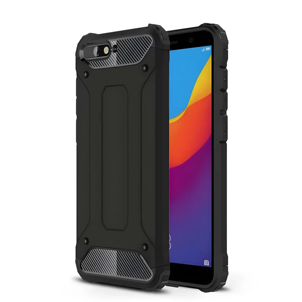 Huawei Y6 2018 Kılıf Crash Zırh Silikon Kılıf - Resim 5