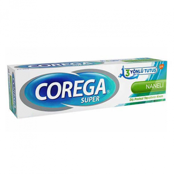 Corega Super Naneli 40 gr Diş Protezi Yapıştırıcı Krem
