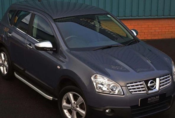 Nissan Qashqai Krom Ayna Kapağı 2 Parça Abs 2007-2014 Arası - 2