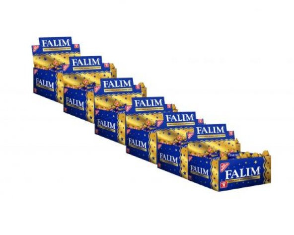 Falım Damla Sakızı Aromalı Şekersiz Sakız 100 Adet x 6 Paket