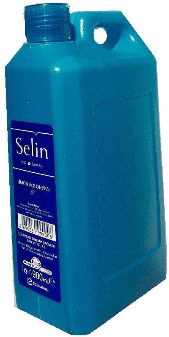 SELİN 1912 LİMON KOLONYASI MİNİ BIDON 900 ML