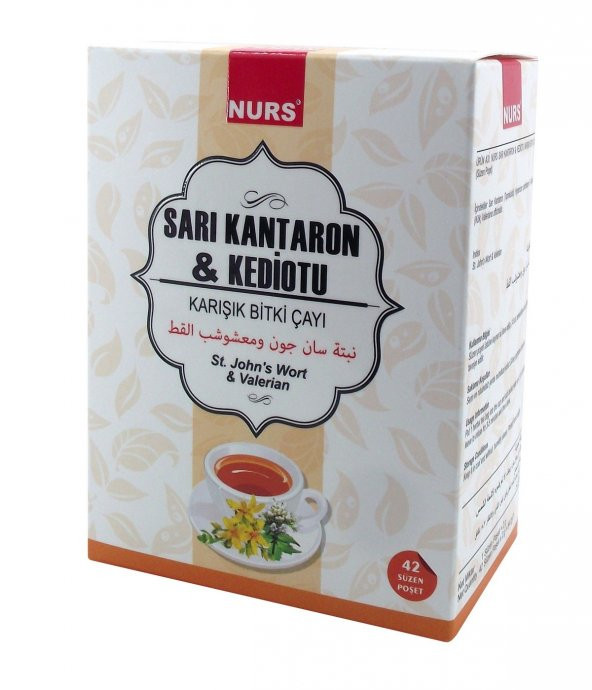 Sarı Kantaron & Kediotu K.Bitki 42 Li Süz.Poşet