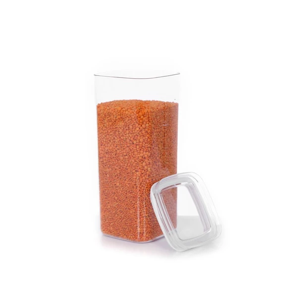 Vakumlu Hava Almaz Saklama Kabı Seti Erzak Kabı 12 Adet 2100 ML - Resim 7