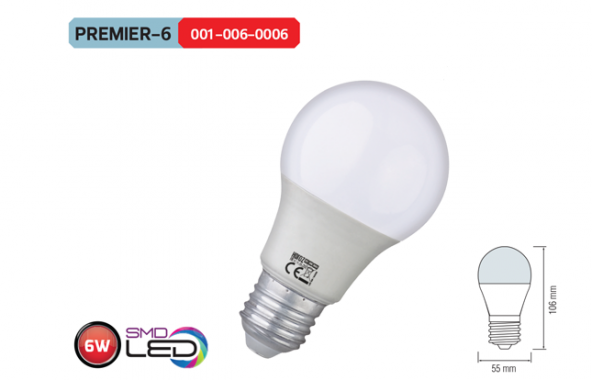 Horoz Premier-6 LED AMPÜL 6 watt