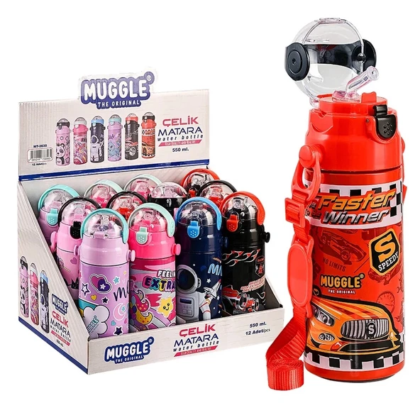 Muggle Mt-2635 550ml Çelik Matara