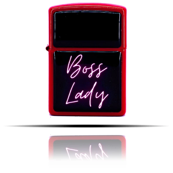 Lady Boss Kırmızı Benzinli Çakmak - 3