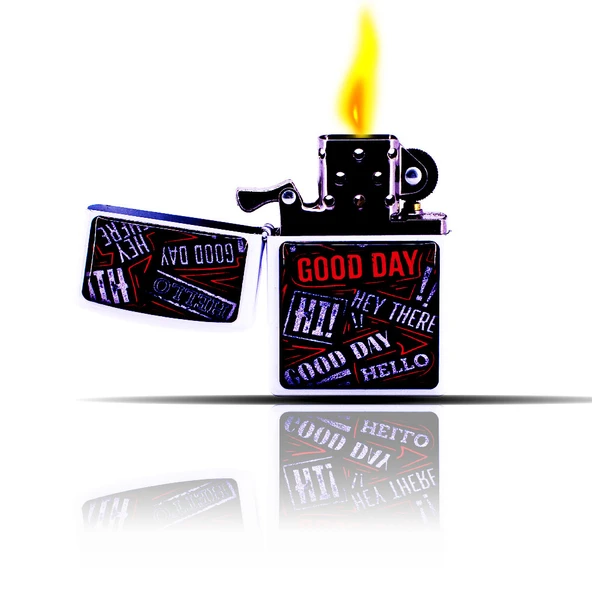 Good Day Beyaz Benzinli Çakmak - 2