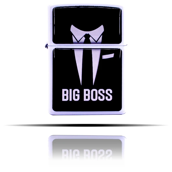 Big Boss Beyaz Benzinli Çakmak ürün görseli