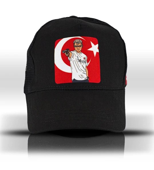 Yusuf Dikeç Baskılı Siyah Beyzbol Şapka Unisex - Seri1 - 1
