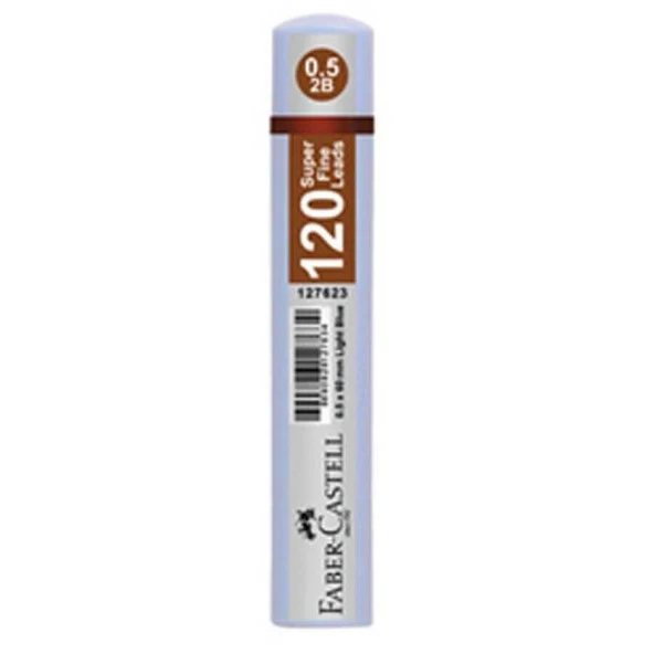 FABER CASTELL GRIP MIN 05 2B 60MM 120 LI ACIK MAVI