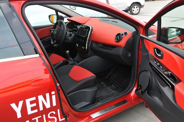 Renault Clio 4 Krom Kapı Eşiği 4 Parça 2012 ve Sonrası - Resim 3