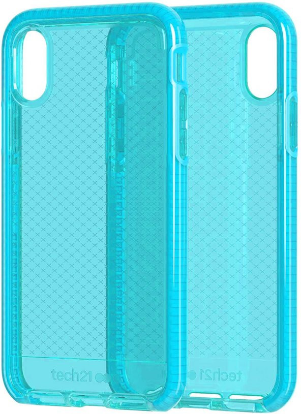 LaVinyak Tech21 iPhone XR MAVİ EvoChech Kılıf Kapak - 2