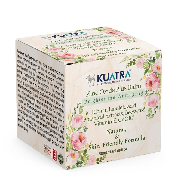 Kuatra Çinko Oksit Plus Balm (Leke Karşıtı, Canlandırıcı Nemlendirici Günlük Bakım- Doğal İçerik) ürün görseli