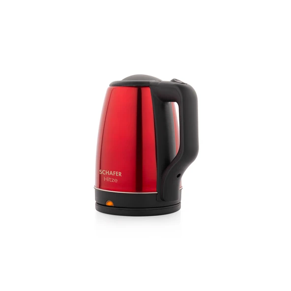 Schafer Hitze Paslanmaz Çelik Su Isıtıcı (Kettle)-Kırmızı - 3