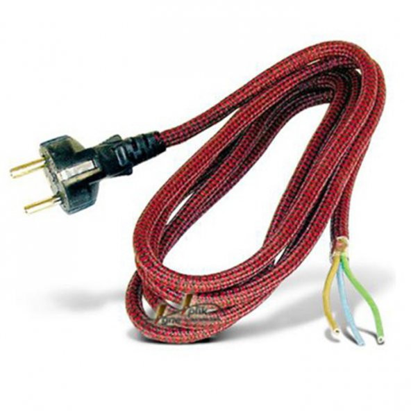 FDM Silter Sanayi Tipi Ütü Kordonu 3x1 2.5 Mt - 2