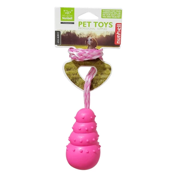 Nunbell Köpek Oyuncagı Diş İpi Zilli - 4