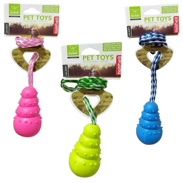 Nunbell Köpek Oyuncagı Diş İpi Zilli