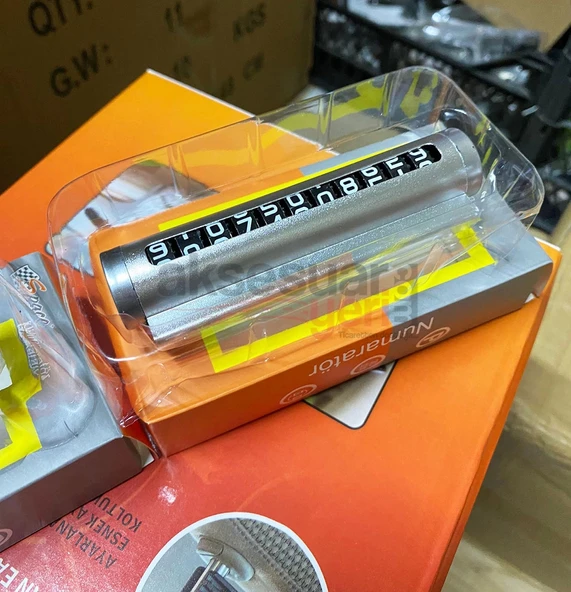 Metal Araç Numaratör Park Tel Gümüş Renk 1.Sınıf İthal Ürün - 4