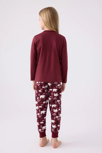 Arnetta 3107 Kız Çocuk Uzun Kol Pijama Takım - 2