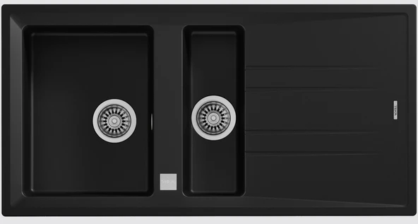 Teka Stone 60 B-Tg Metalic Black Granit Eviye