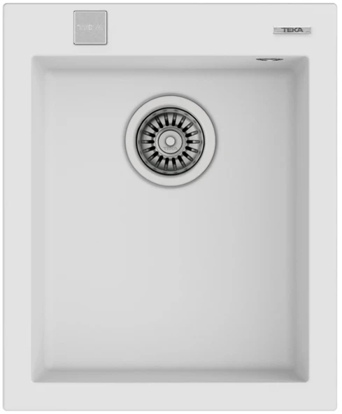 115230014-Teka Forsquare 34.40 Tg Arctic White Granit Eviye