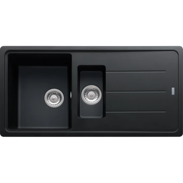 114.0655.949-Franke Basis Bfg 651 Nero Granit Eviye