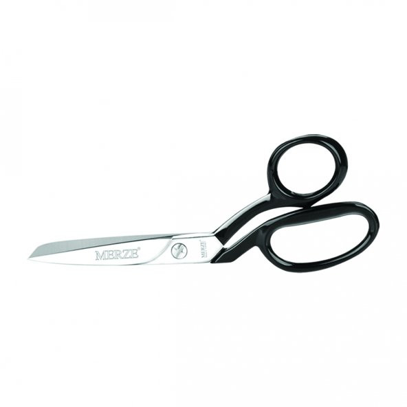 Merze 4115-7 Siyah Saplı Yatık Regula Makası Extra Kalite No:7  D-103 - 2
