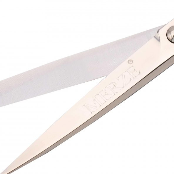 Merze 4115-8 Siyah Saplı Yatık Regula Makası Extra Kalite No:8 D-104 - 6