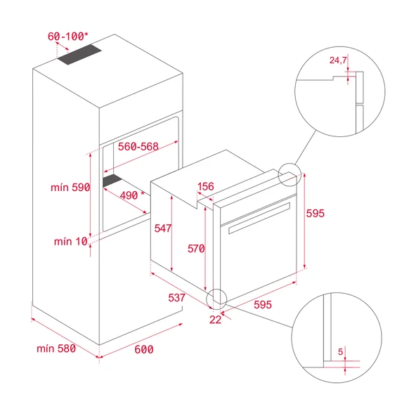 111000006-Teka Hlb 8400 St Gri Fırın - 6