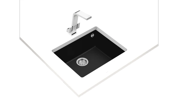 115230020-Teka Square 50.40 Tg Black Granit Eviye - 2